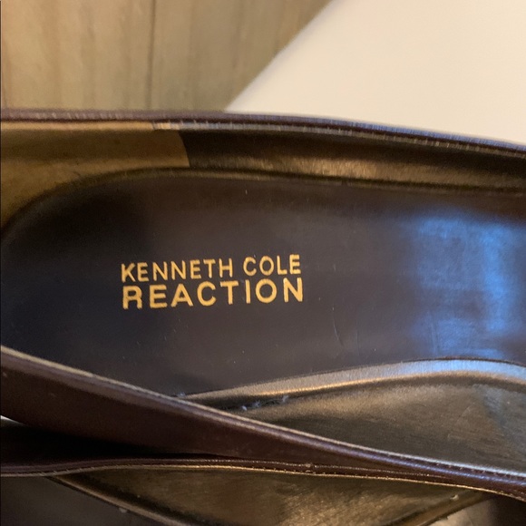 Kenneth Cole Reaction Open Toe Chunky Heels - Picture 2 of 9